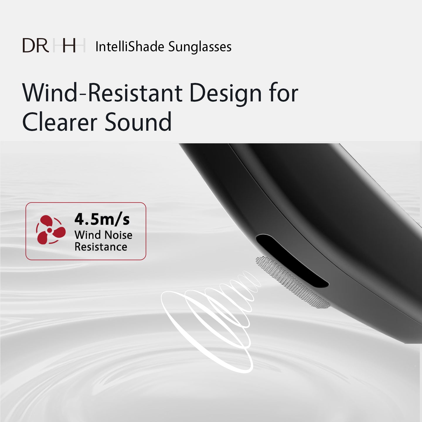 DR H Smart AI Sunglasses Silk White