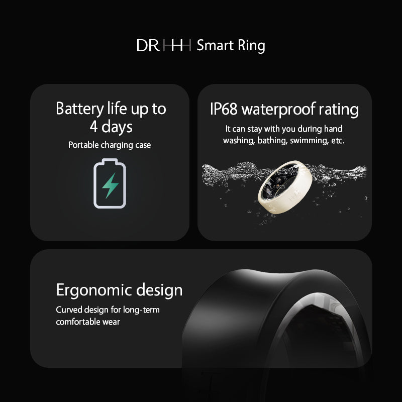 DR H Smart Ring Day & Night Series TAIJI Smart Ring