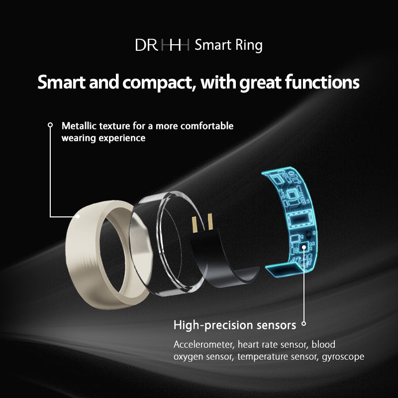 DR H Smart Ring Day & Night Series TAIJI Smart Ring