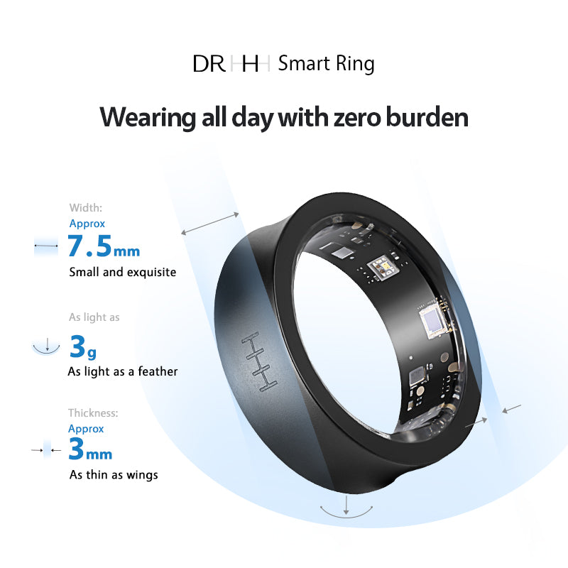 DR H Smart Ring Day & Night Series TAIJI Smart Ring