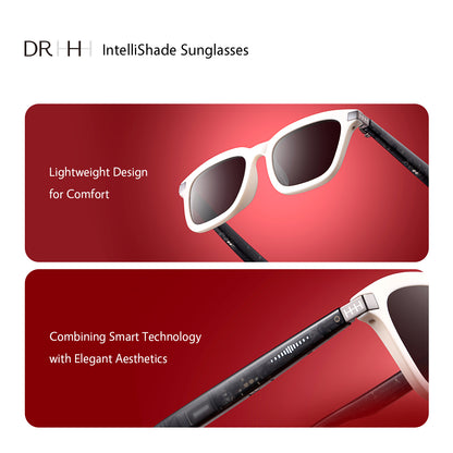DR H Smart AI Sunglasses  Silk White